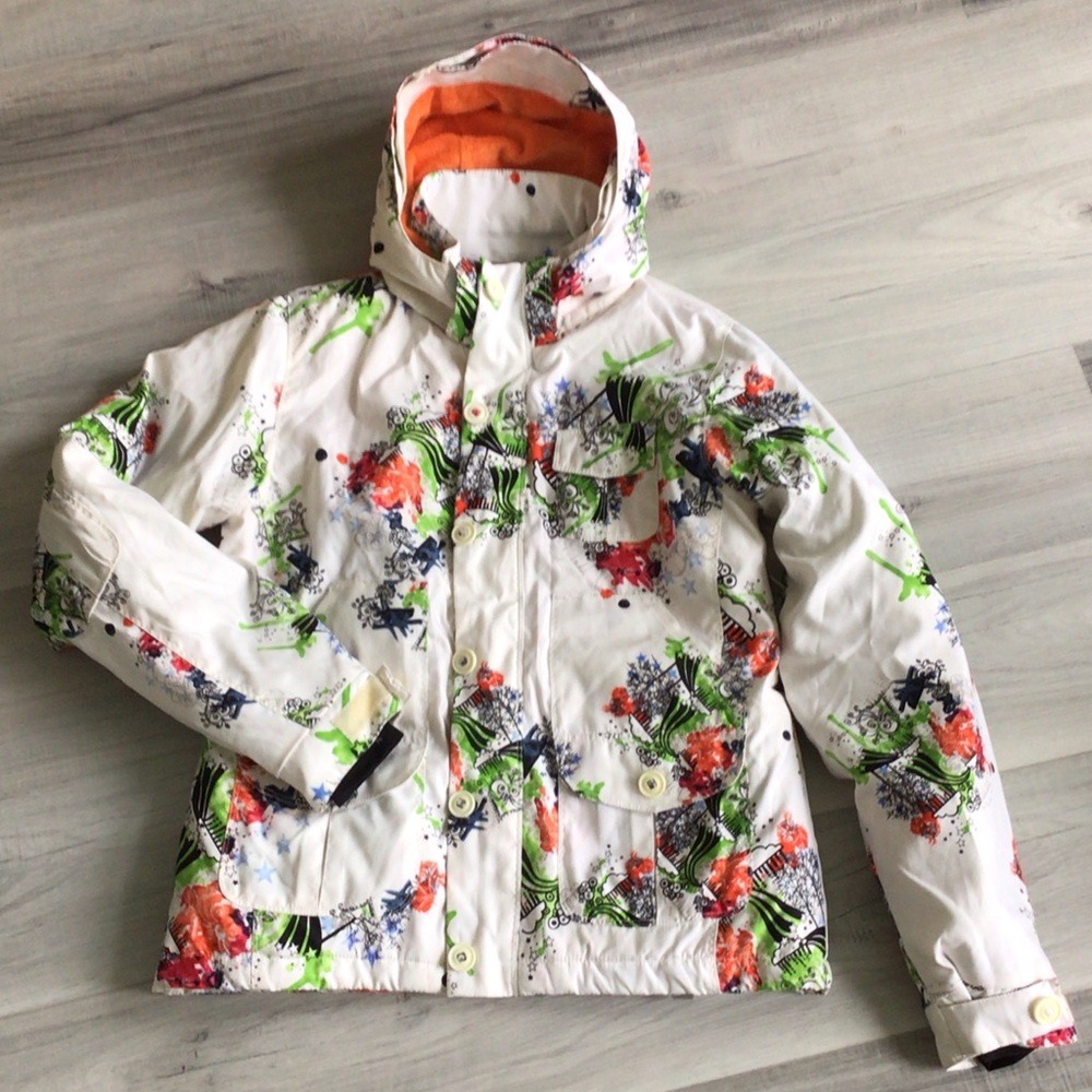 Ski Floral Patterned Jacket